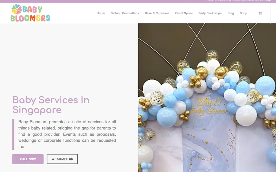 Our Little Space website homepage, 4 Oct 2026