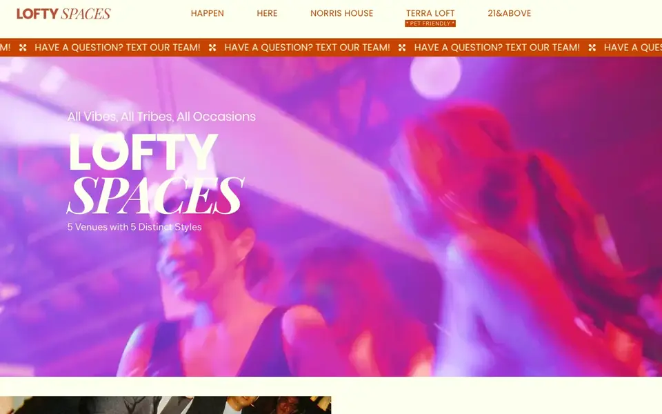 HAPPEN website homepage, 4 Oct 2026
